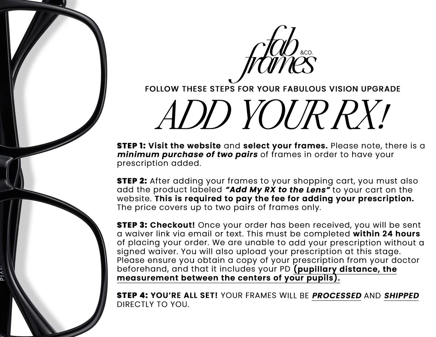 This covers your RX in ONE pair of glasses