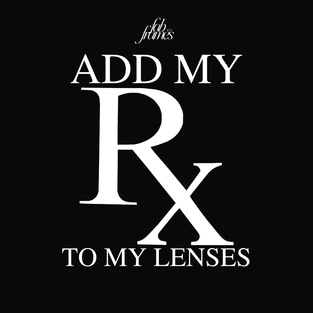 This covers your RX in TWO pair of glasses